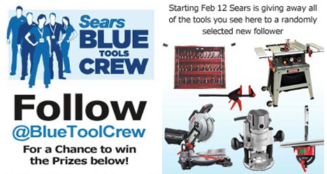 Sears Blue Tool Crew Giveaway Hot