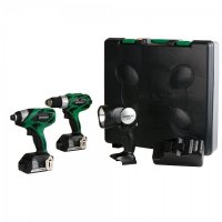 Hitachi 18-Volt Lithium-Ion 2-Tool Combo Kit - KC18DHL