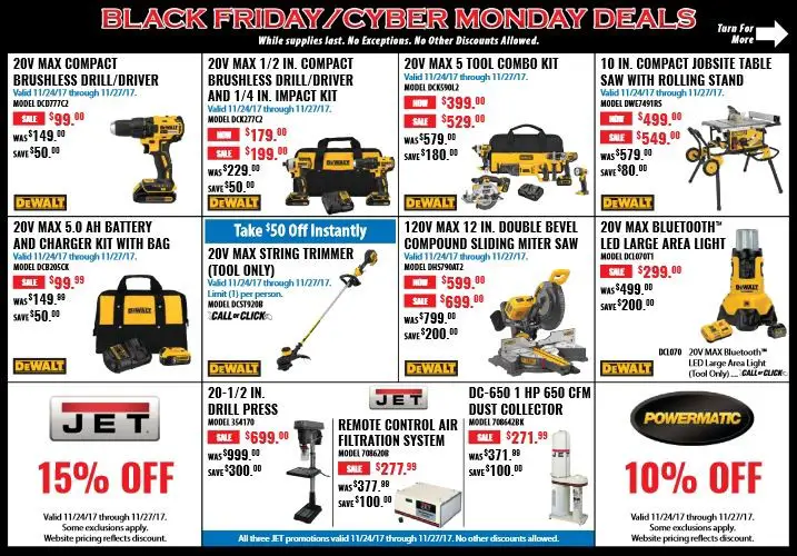 Acme Tools Black Friday 2017 Ad Scan