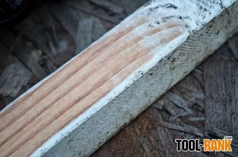 Porter-Cable Restorer Drum Sander on Painted Wood
