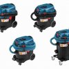 Bosch Click & Clean Wet/Dry Dust Extractors. Models: GAS 35 L SFC+ Professional, GAS 35 L AFC Professional, GAS 35 M AFC Professional, GAS 55 M AFC Professional