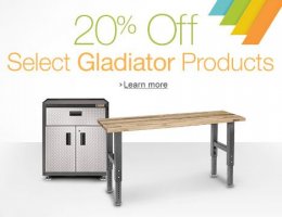 20% off gladiator products