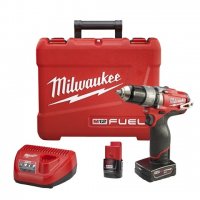 Milwaukee M12 FUEL 1/2" Hammer Drill/Driver Kit - 2404-22