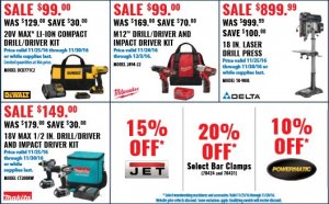 ACME Tools Black Friday Leaked Ad Scan