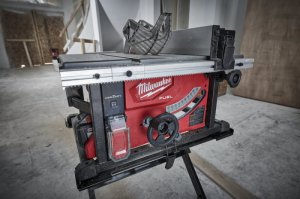 Breakthrough Milwaukee M18 FUEL Cordless Tablesaw Uses One 18V Battery