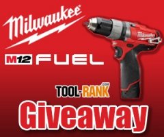 ToolRank Giveaway: Win A Milwaukee M12 Fuel Brushless Drill Kit