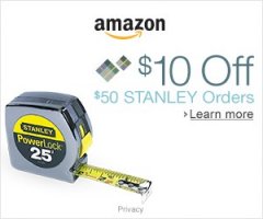 $10 OFF SELECT $50 STANLEY ORDERS @ AMAZON