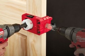 Milwaukee Auto-Centering Door Lock Drill Guide Kit