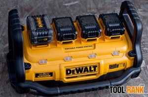 DeWalt DCB1800 Portable Power Station and Parallel Battery Charger
