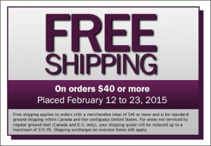 lee valley free shipping
