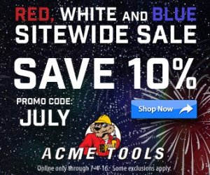 ACME Tools 4th Of July Sale