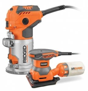 Ridgid Trim Router And 1/4-Sheet Sander Only $99 At HomeDepot.com