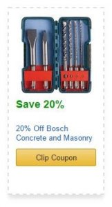 Save 20% Bosch Coupon