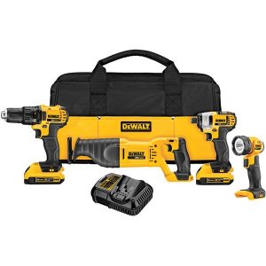 DeWalt DCK420D2 4-Tool 20V Max Lithium Ion Cordless Combo Kit with Soft Case