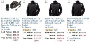 Hot Deal: Free Battery & Charger With Bosch Heated Jacket Purchase