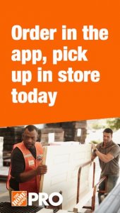 $10 off $75 in-app purchase at Home Depot