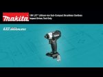 MAKITA 18V LXT® Sub-Compact Brushless Impact Driver (XDT15ZB)