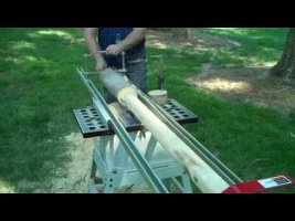 How to make dowels and tenons. Adjustable tenon cutter.