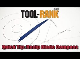 Quick Tip: Draw Circles And Bisect Angles With A Reciprocating Saw Blade